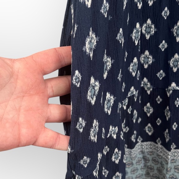 Knox Rose Floral Peasant Dress Cottagecore Boho Romantic Flutter Elbow Womens XL - Picture 3 of 6